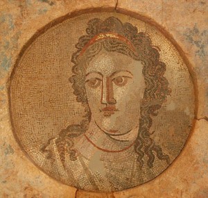 Mnémosyne (dea del ricordo), Mosaico murale (2° secolo)